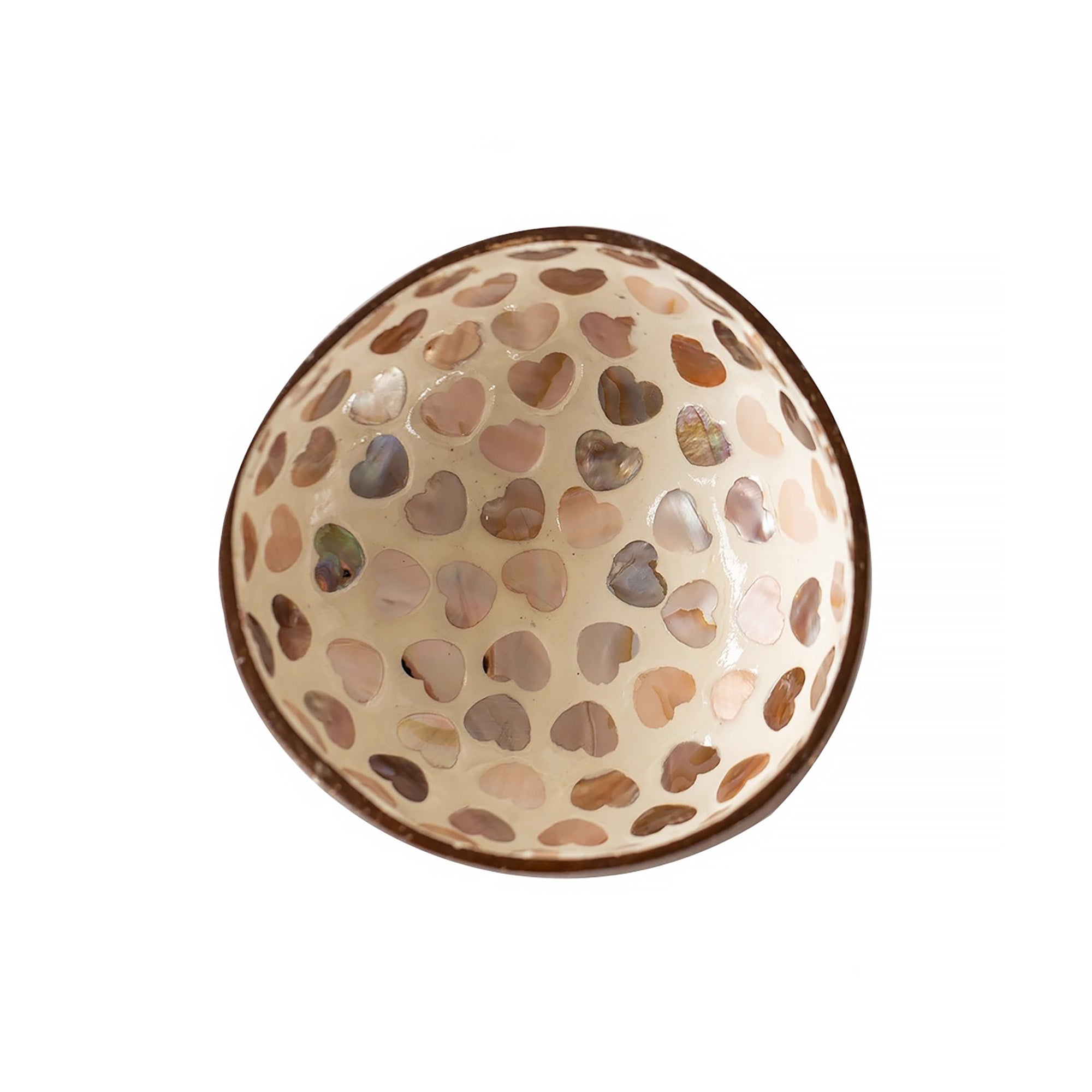 Bol artisanal en noix de coco et nacre