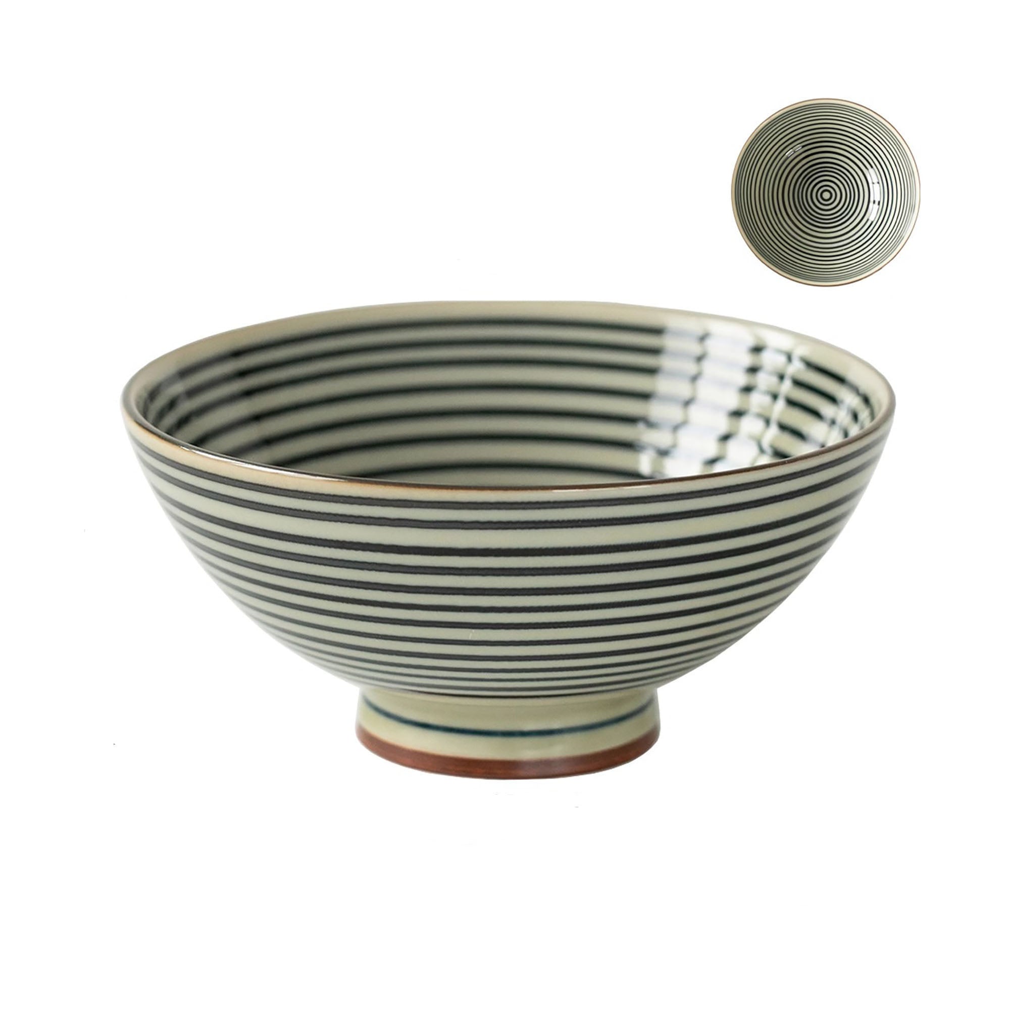 Bol en céramique Mino-yaki style rétro minimaliste