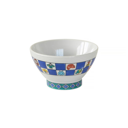 Bol Kutani-yaki motifs porte-bonheur