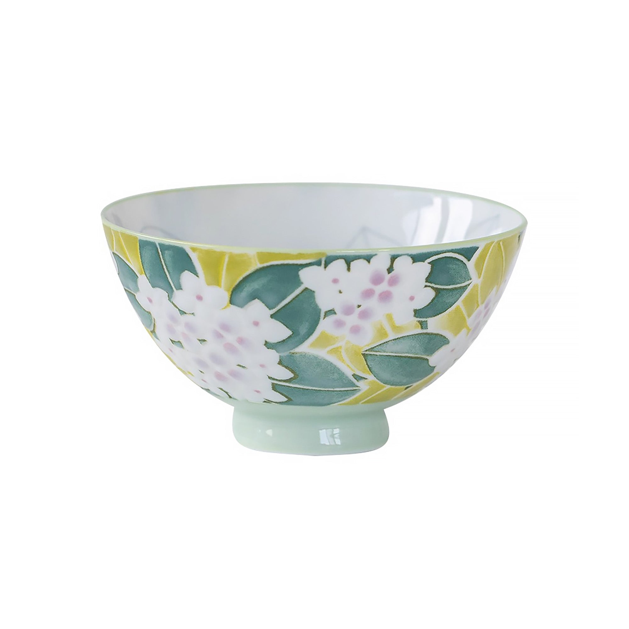Bol  Minoyaki avec motif lapin ou hortensia