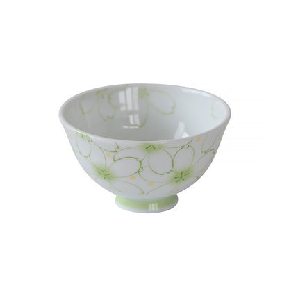 Bol en céramique Minoyaki avec motif floraux