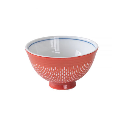 Bol en céramique Minoyaki avec motif floraux