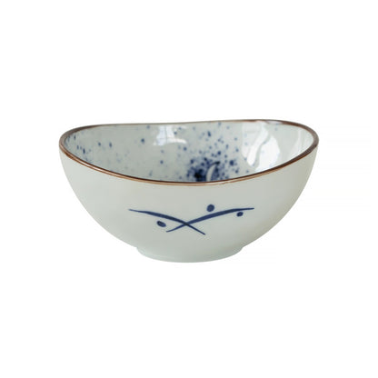 Bol en céramique Minoyaki en forme lingot