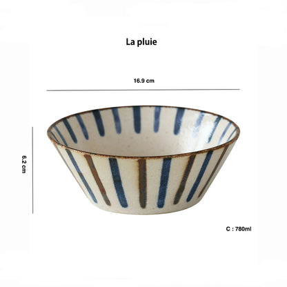Ramenschale mit "Natur"-Design