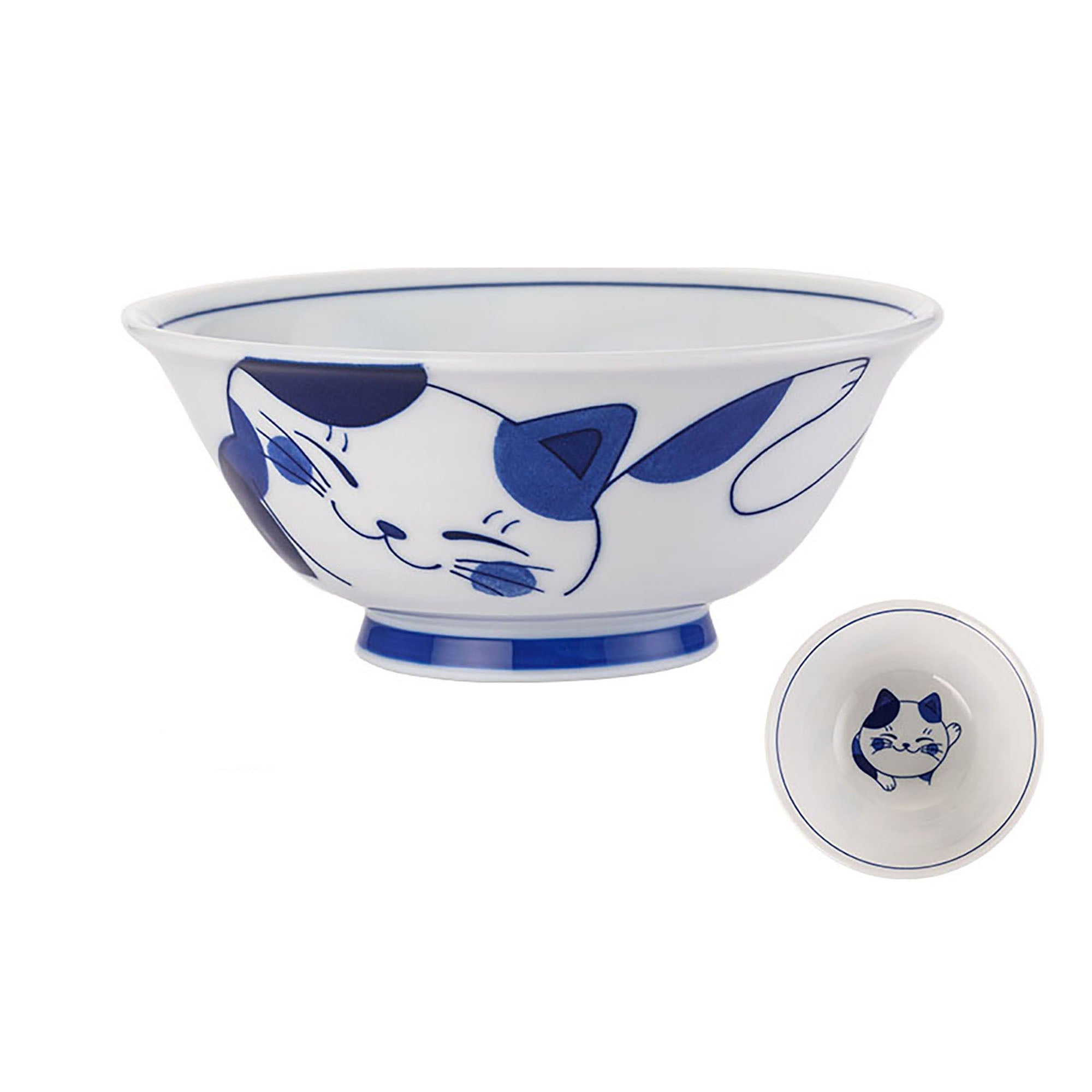 Bols ramen avec chat design