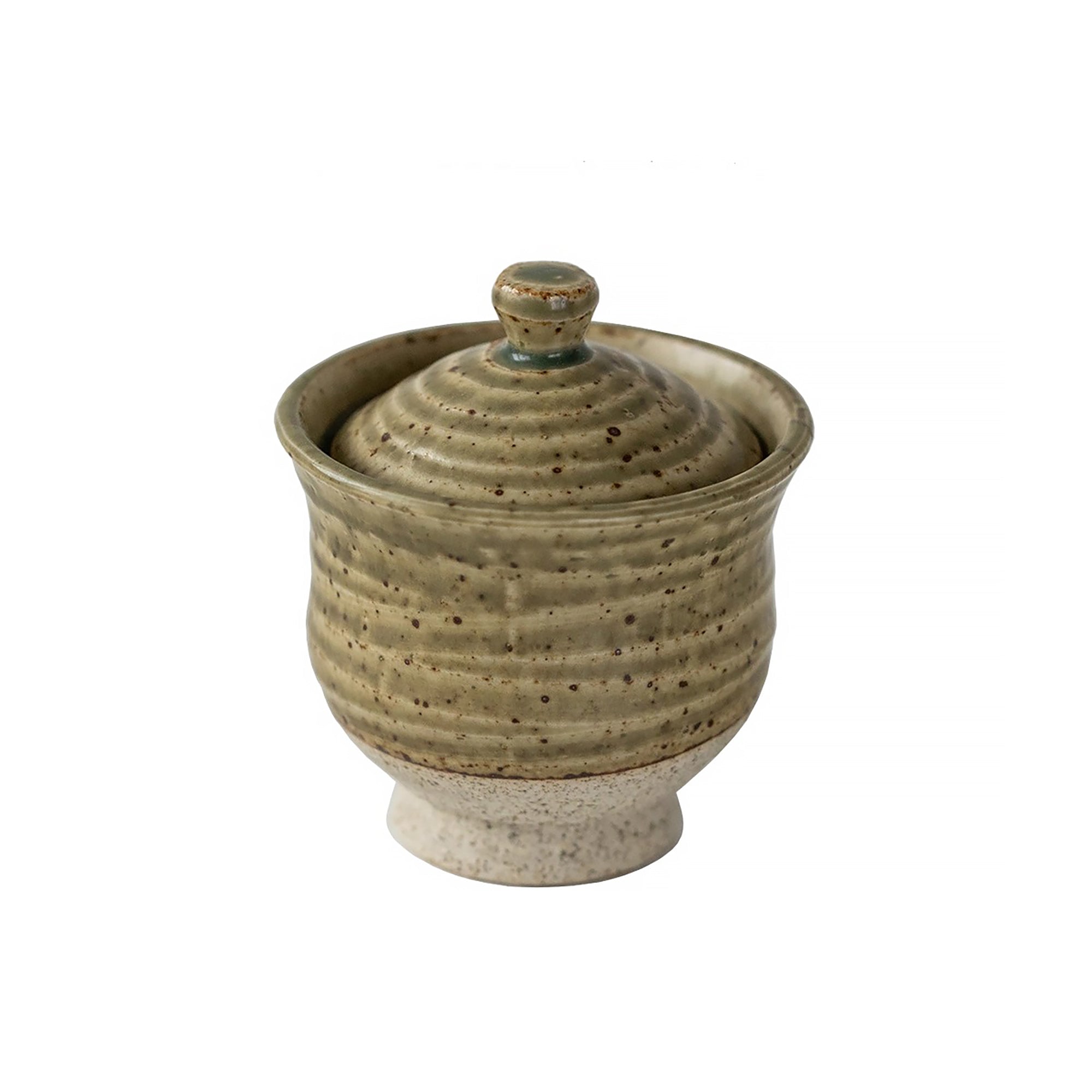 Tasse à thé en grès artisanal Setoyaki du style Iriyama