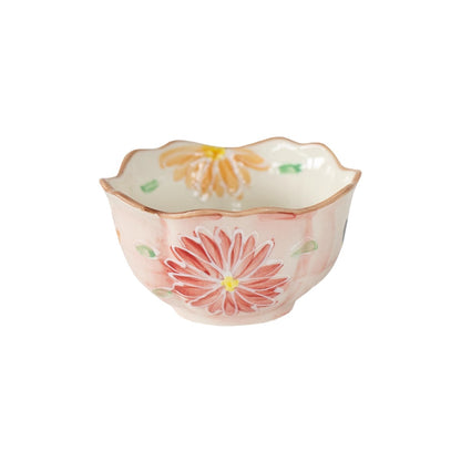 Petit bol en céramique en forme de fleur