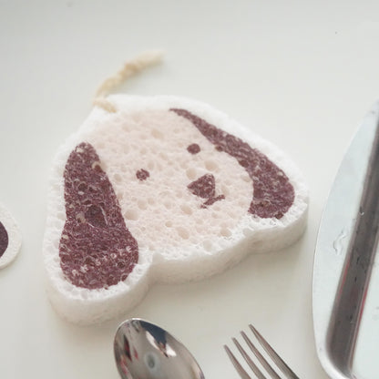 Éponge de cuisine en pâte de bois avec design AKISTORE