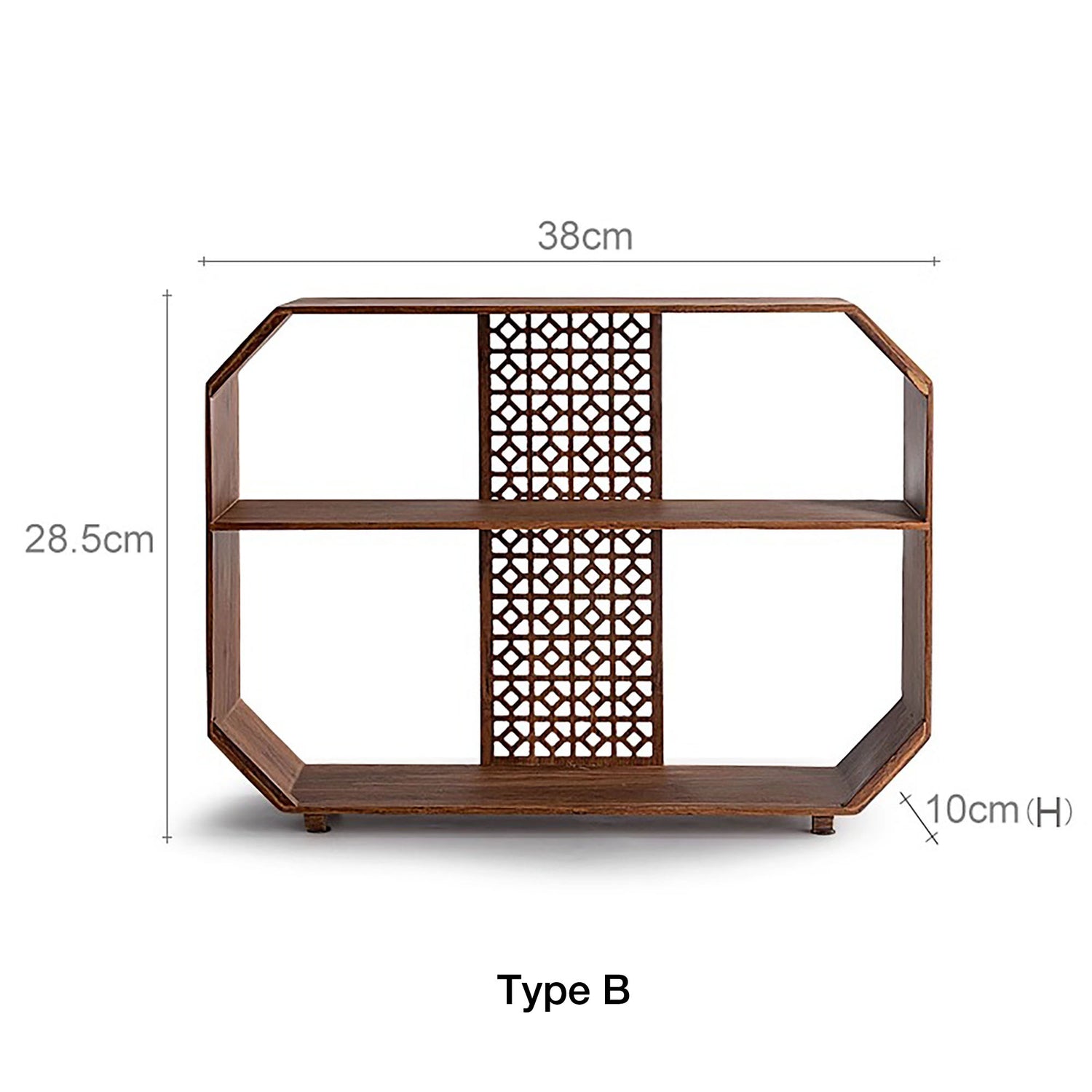 Regal aus massivem Bambus im japanischen minimalistischen Stil