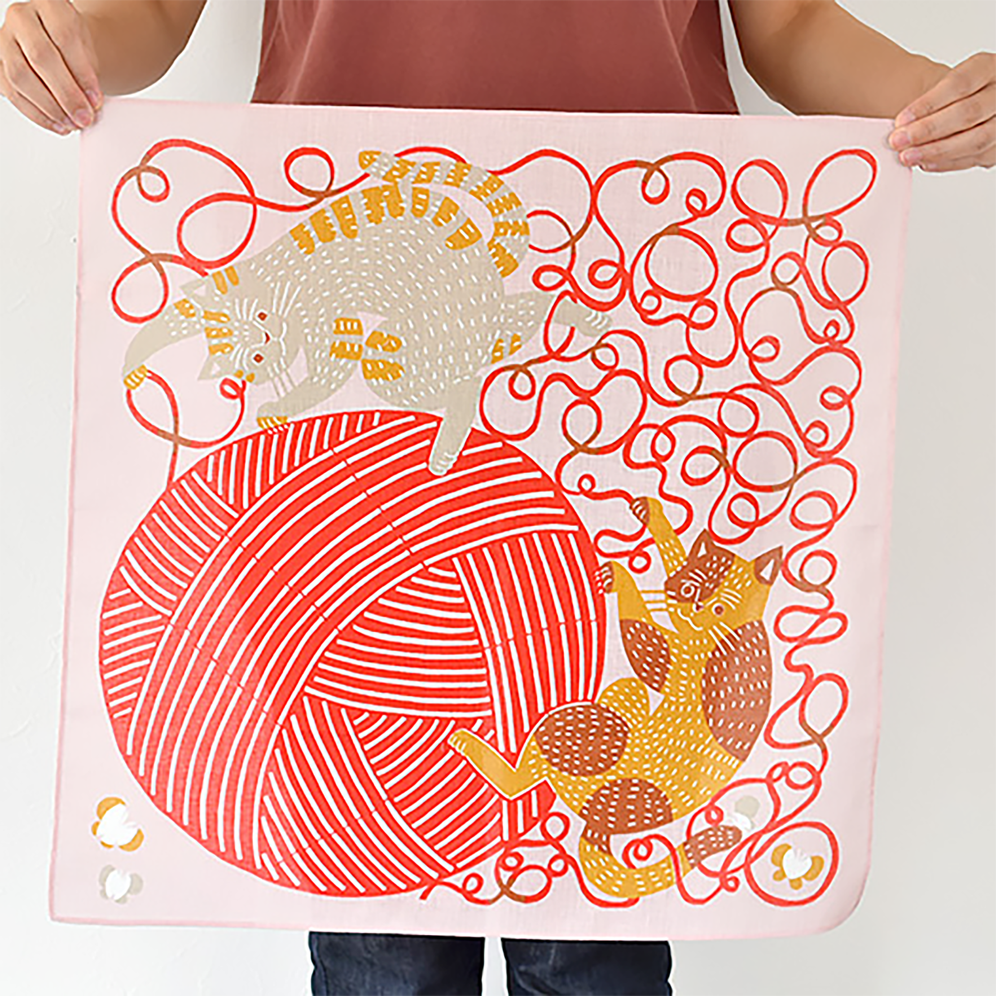 Furoshiki japonais avec Design kata kata
