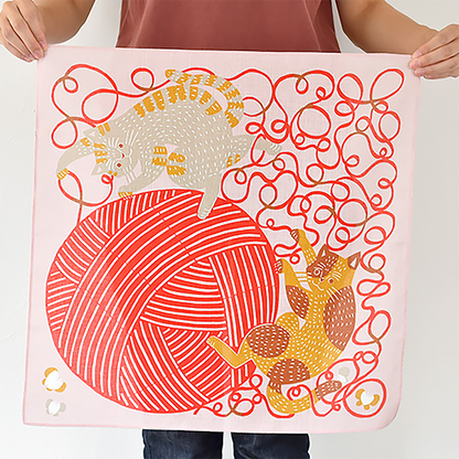 Furoshiki japonais avec Design kata kata