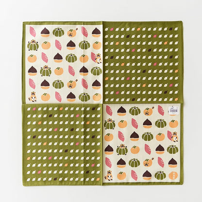 Furoshiki japonais en coton avec Motifs traditionnels Hamamonyo