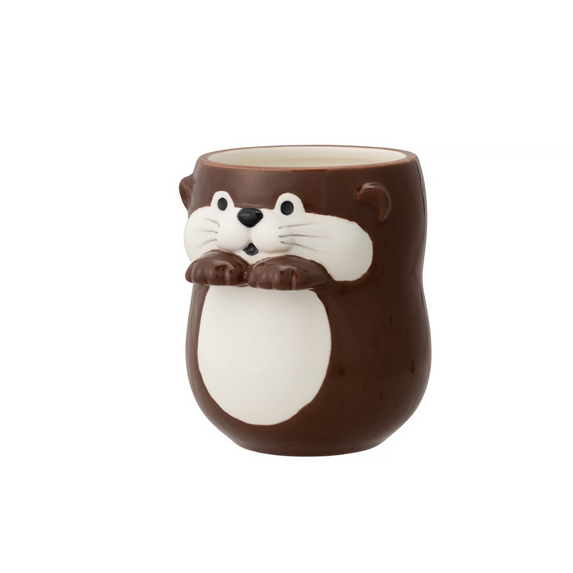 Tasse Yunomi en céramique en forme de loutre