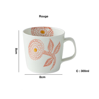 MUG de HASAMI avec motif FLEUR