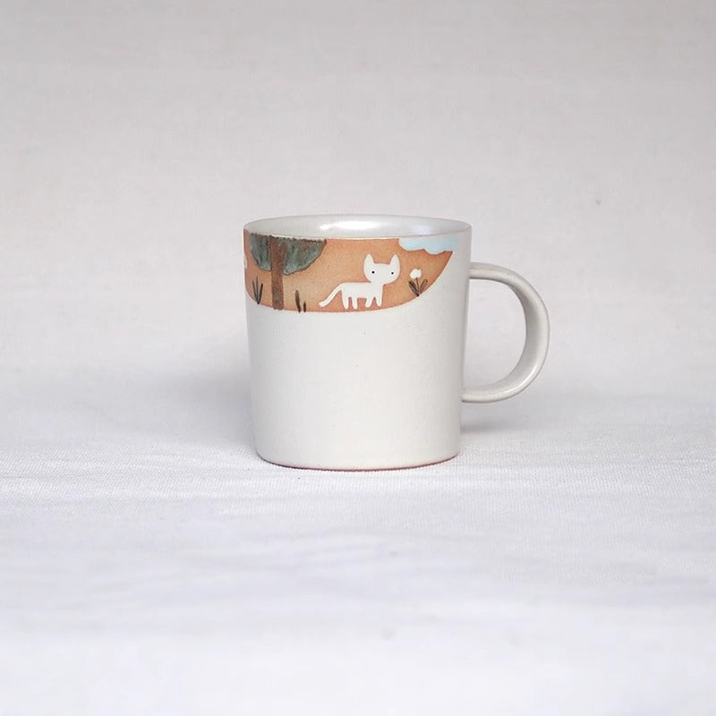 Mug en Céramique avec motif &quot;Chat en Randonnée&quot;