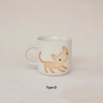 Mugs en céramique faits à la main pour couple