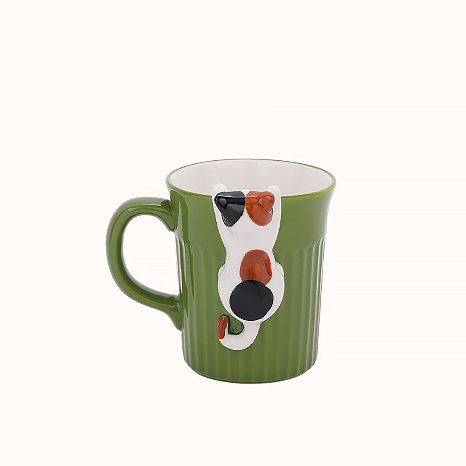 Mug en céramique avec mignon chat en relief