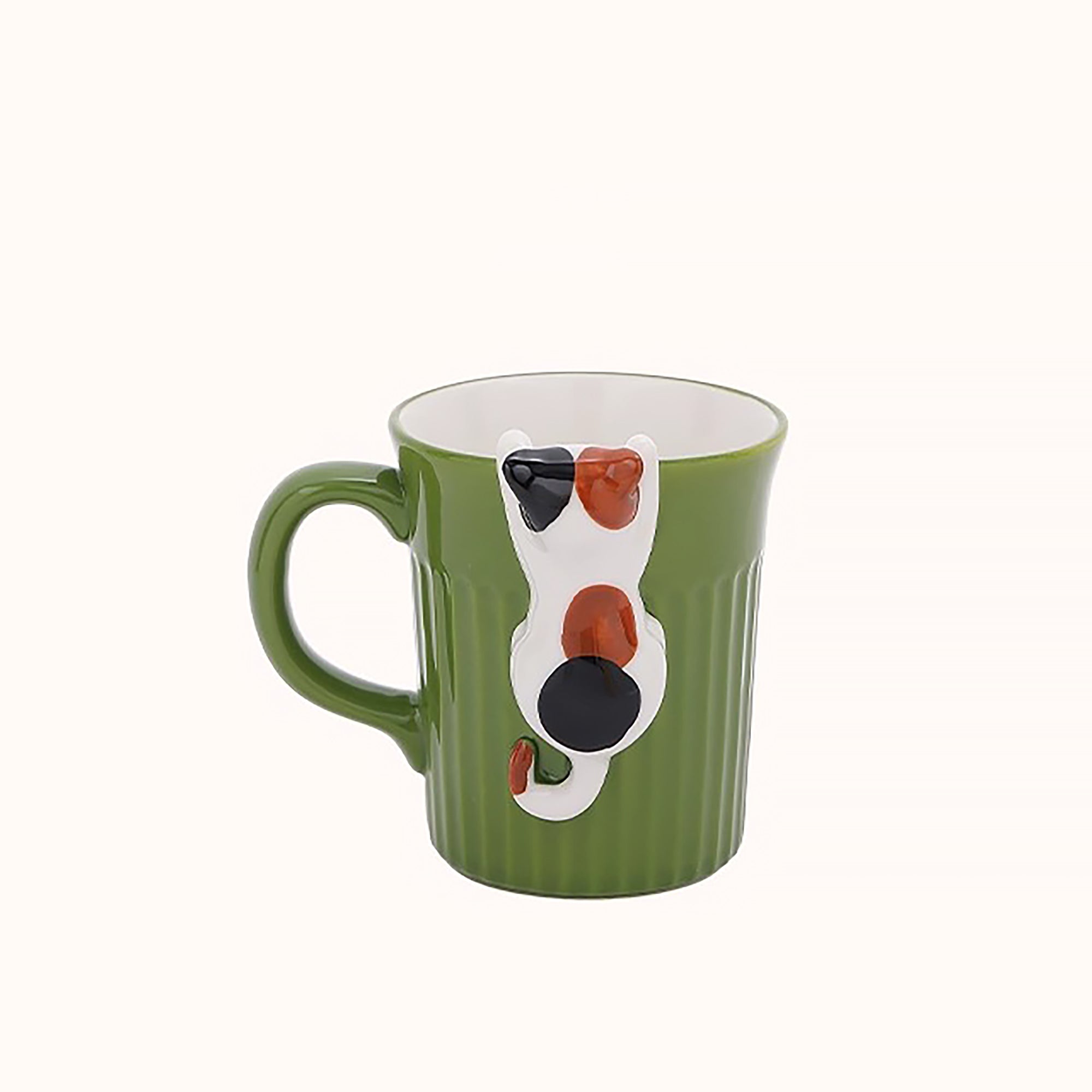 Mug en céramique avec mignon chat en relief