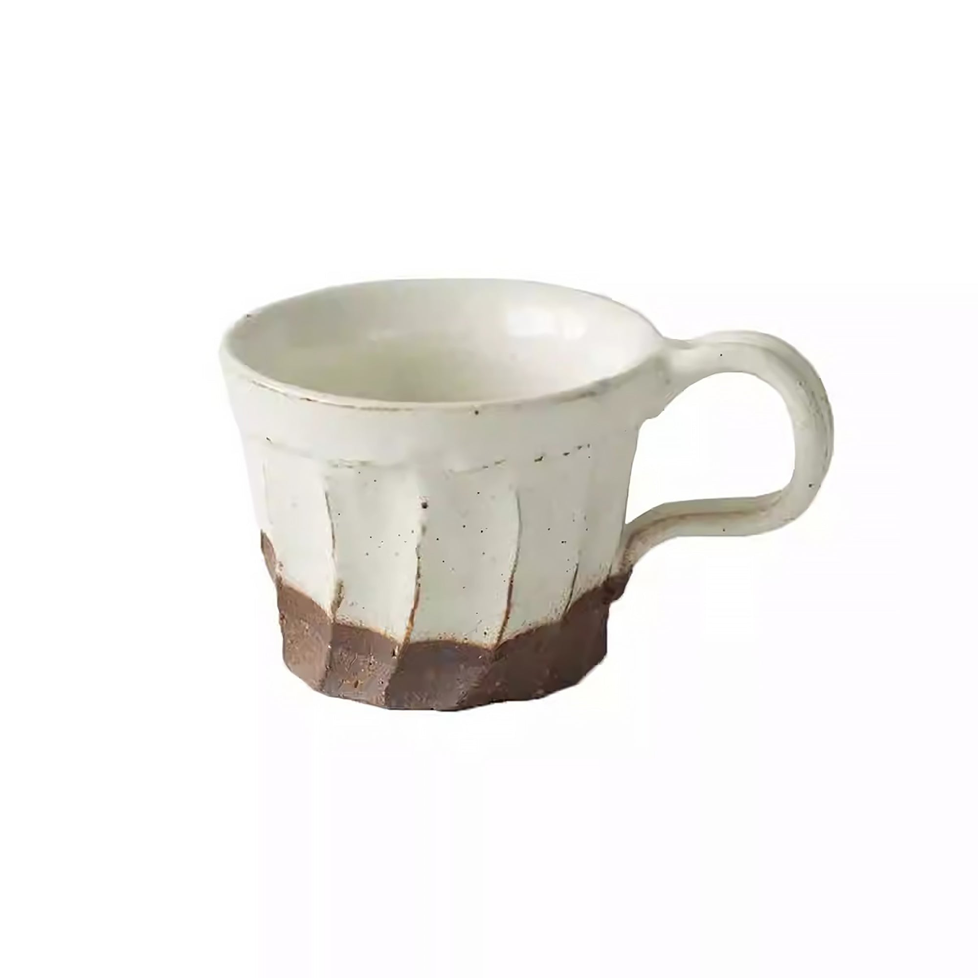 Mug en céramique Seto-yaki rustique
