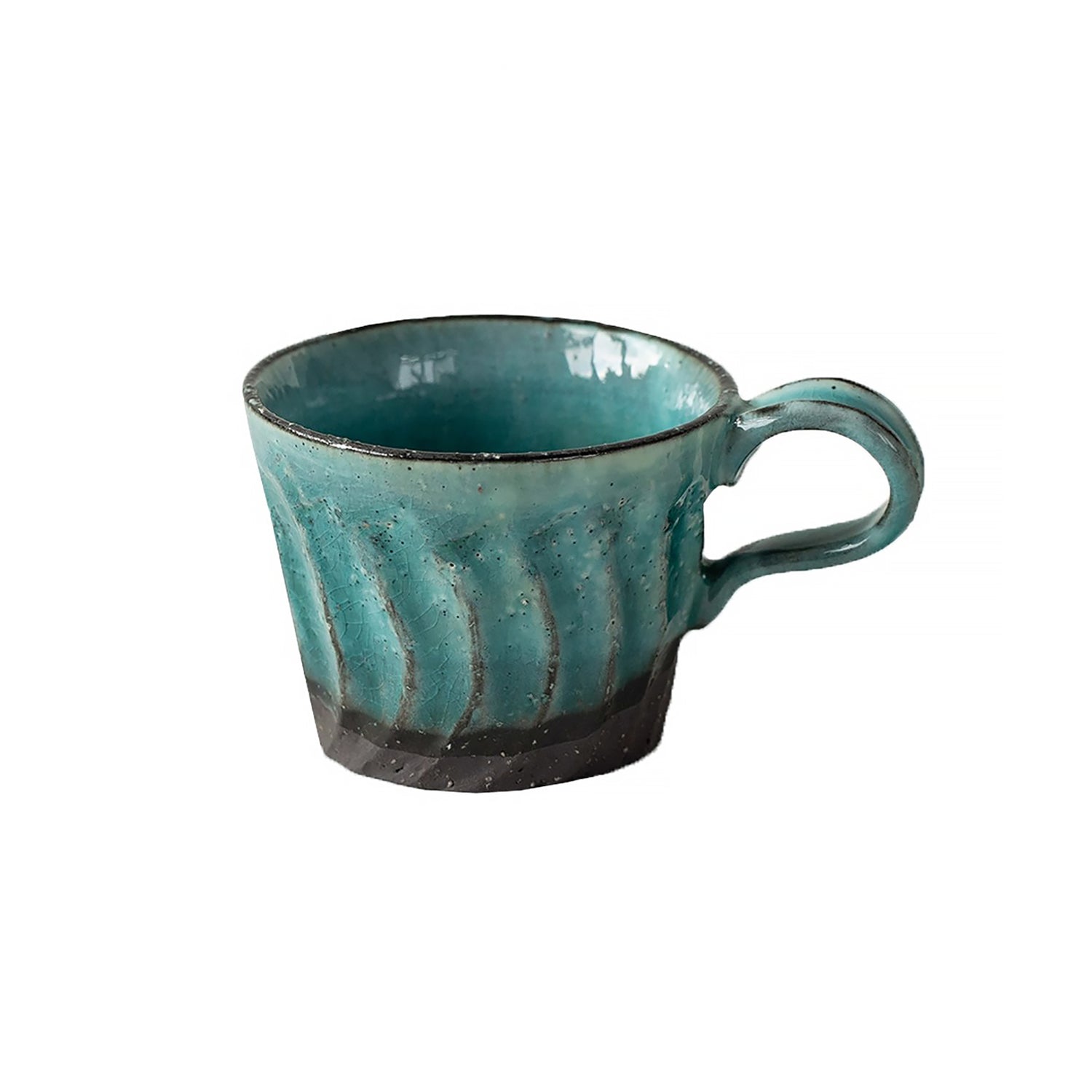 Mug en céramique Seto-yaki rustique