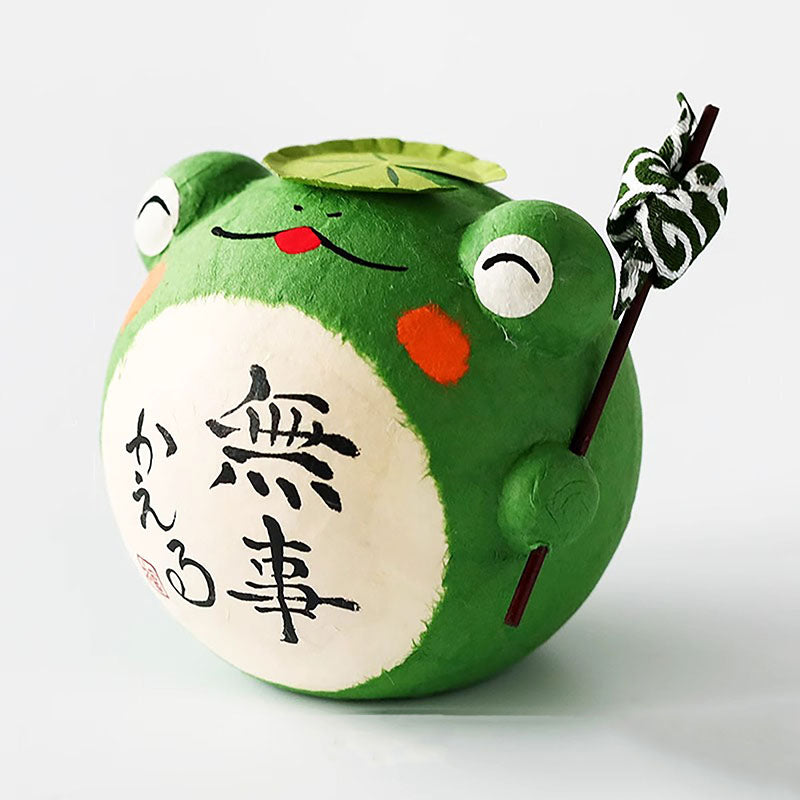 Figurine grenouille en papier washi
