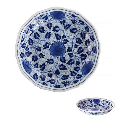Assiette ronde à motifs floraux Rintrindo