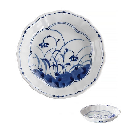 Assiette ronde à motifs floraux Rintrindo