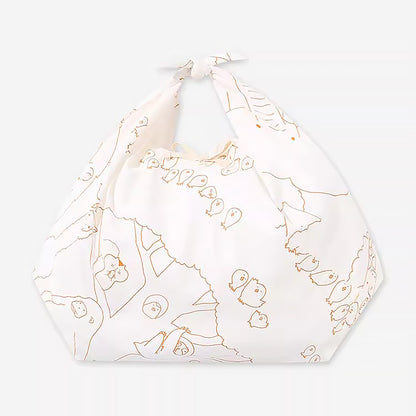 Sac à bento style furoshiki japonais en coton