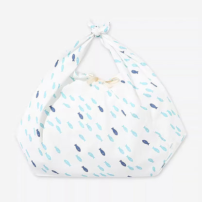 Sac à bento style furoshiki japonais en coton