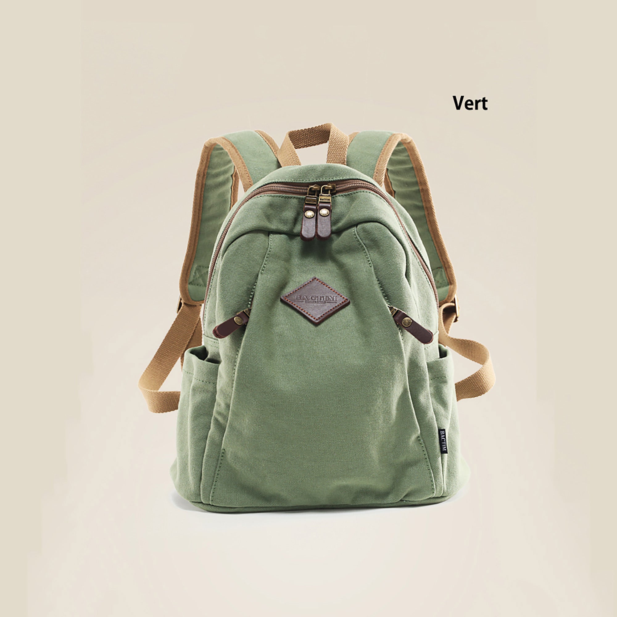 SAC À DOS STYLE FEMME EN CANVAS AVEC PETIT CAPACITÉ