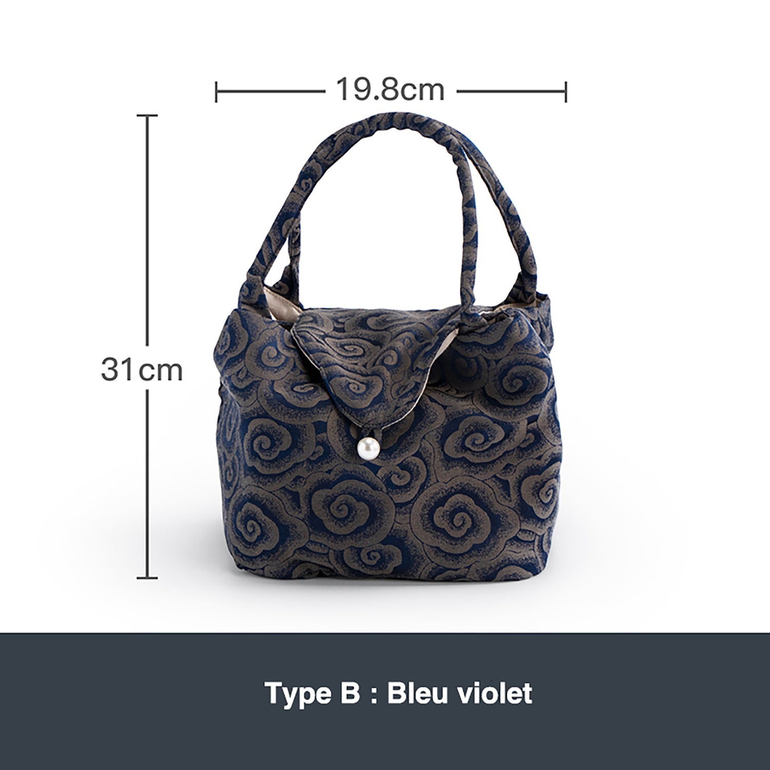 Sac de rangement pour Thé avec Compartiments avec motif nuage