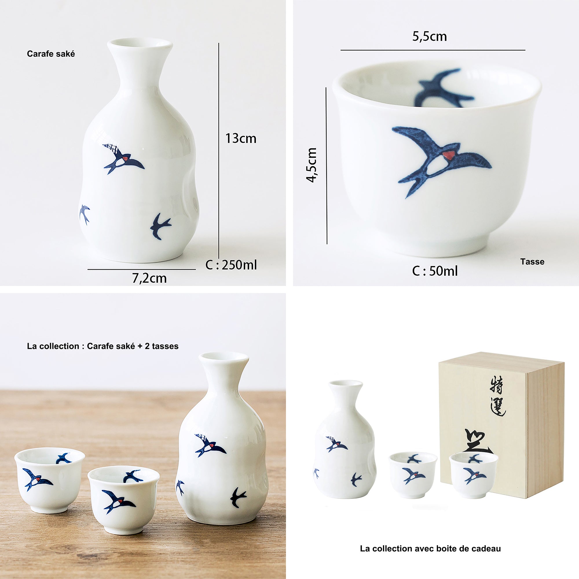 Hasami Ceramic Sake Set
