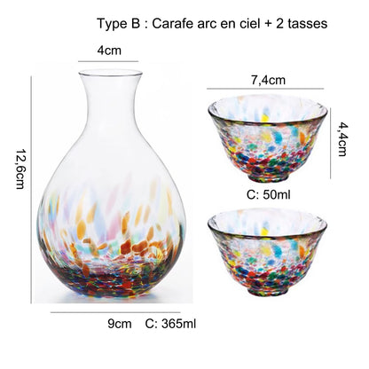 Carafe à saké en verre Tsugaru