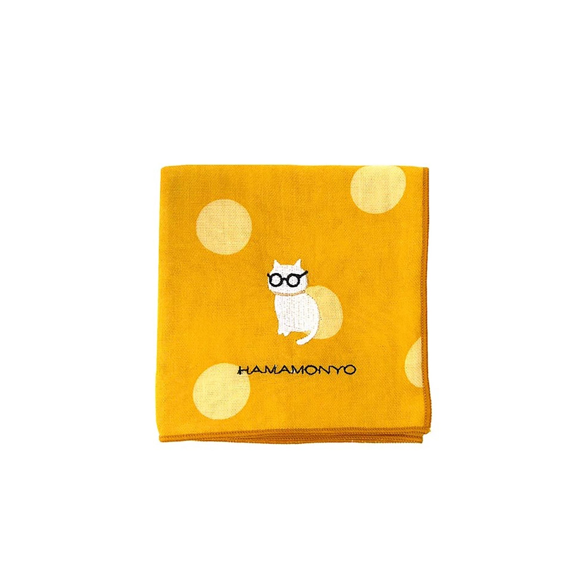 Serviette en coton brodé Hamamonyo