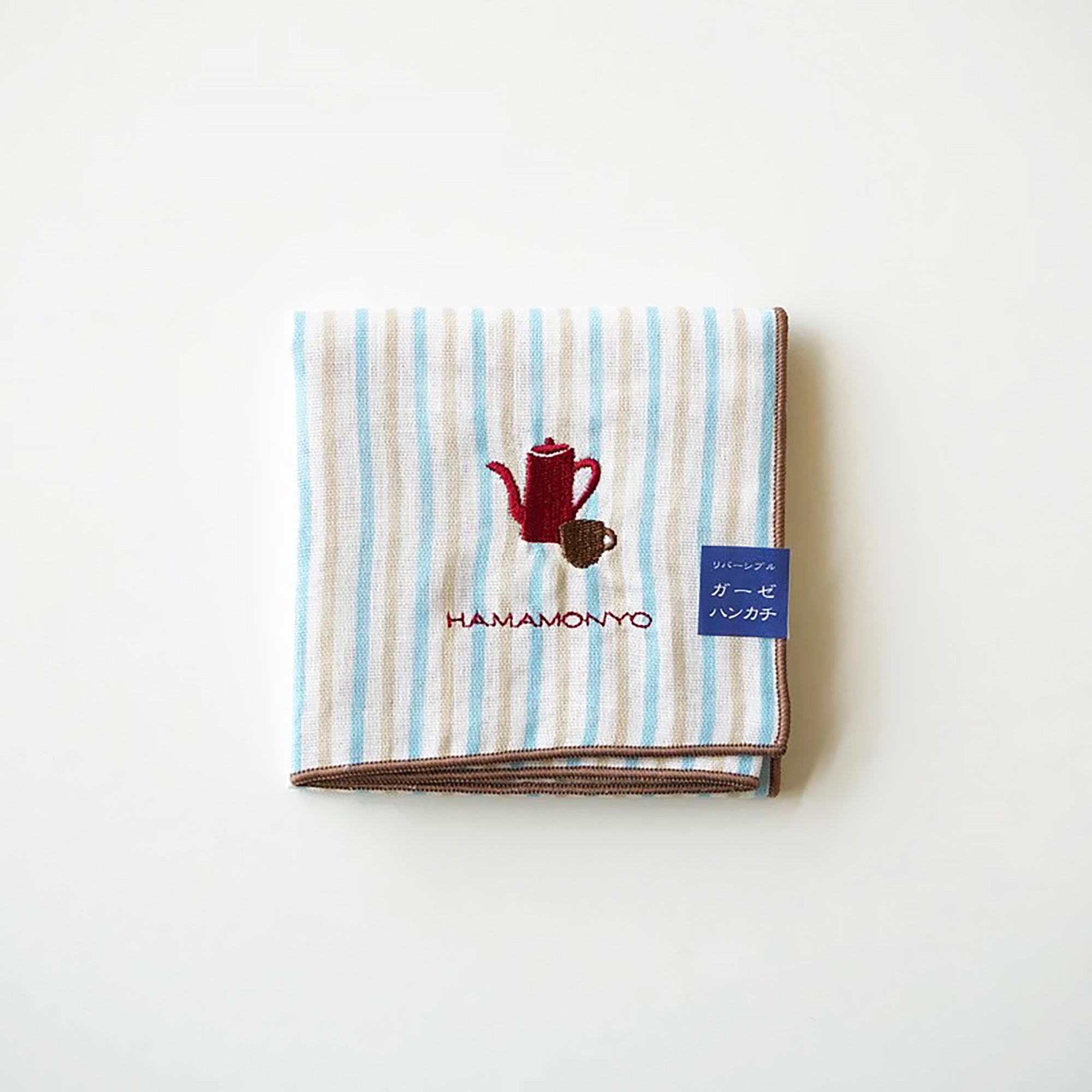 Serviette en coton brodé Hamamonyo