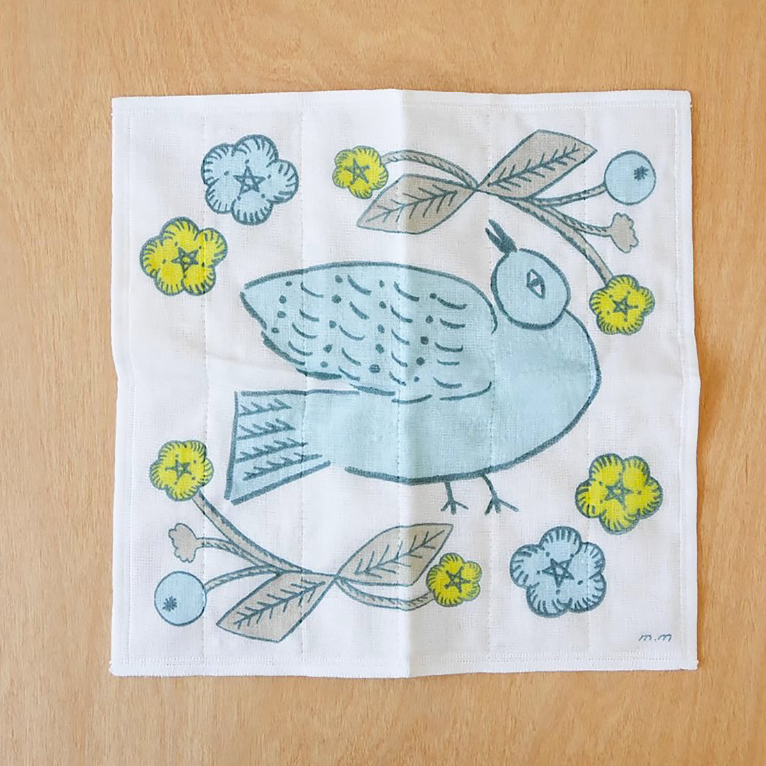 Serviette en coton illustré par Miyuki Matsuo