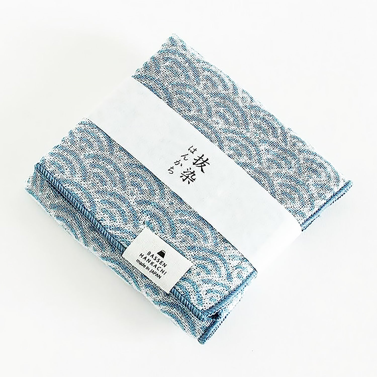 Serviette japonaise teinte à la main de Bassen Hankachi