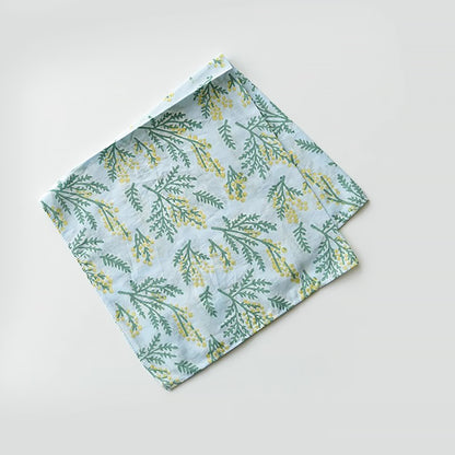 Serviette japonaise en coton imprimé à la main 