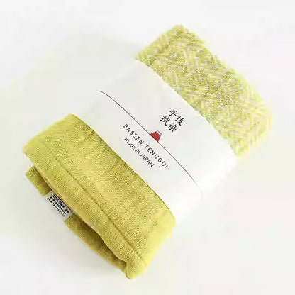 Serviette japonaise teinte à la main de Bassen Hankachi
