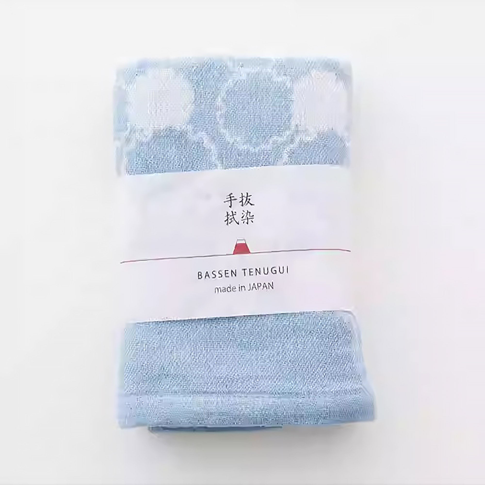 Serviette japonaise teinte à la main de Bassen Hankachi