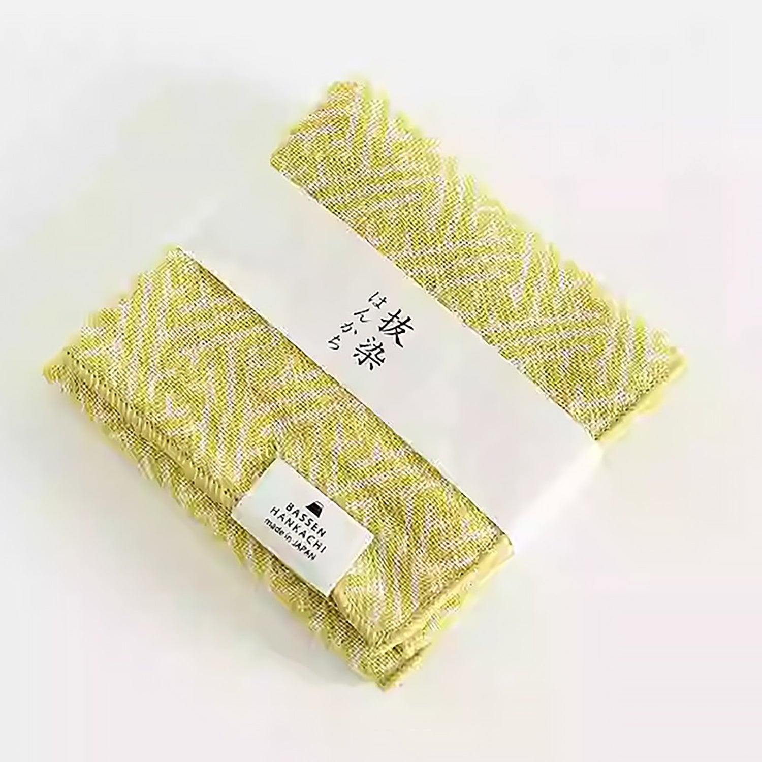 Serviette japonaise teinte à la main de Bassen Hankachi