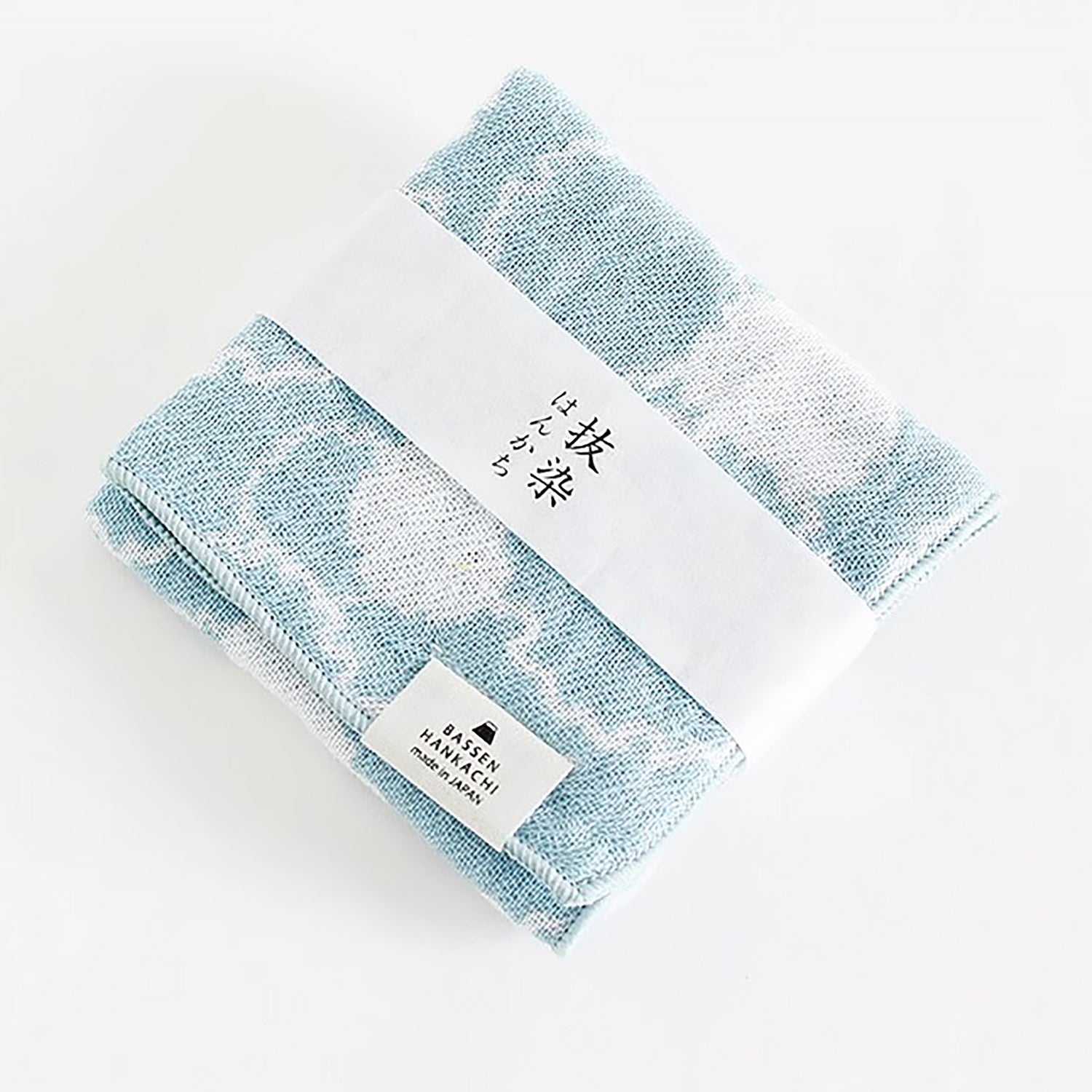 Serviette japonaise teinte à la main de Bassen Hankachi