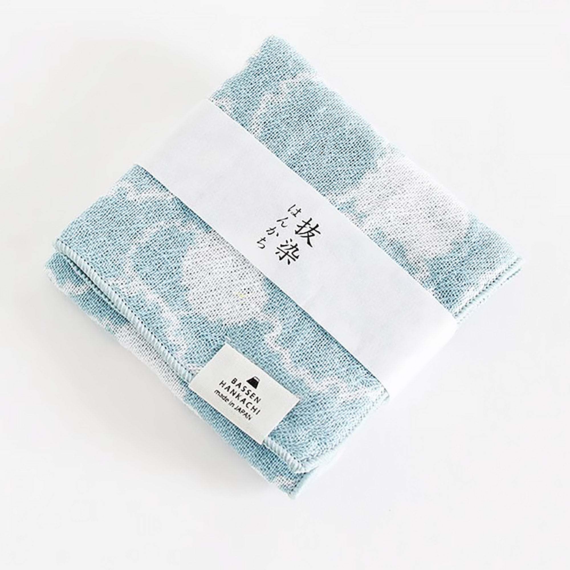 Serviette japonaise teinte à la main de Bassen Hankachi
