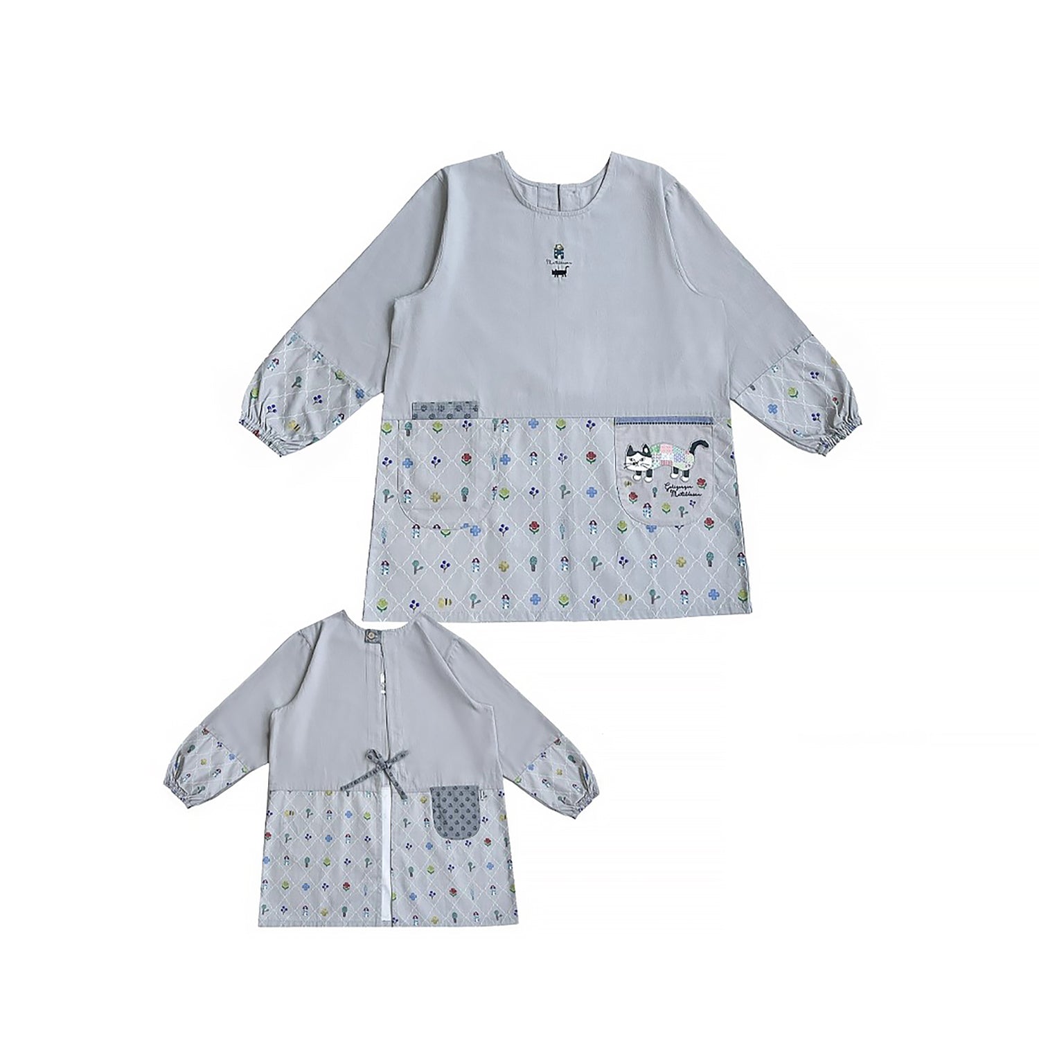 Tablier japonais avec motif chat Kusuguru