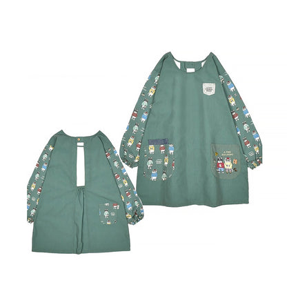 Tablier Kusuguru japonais avec mignon motif chien