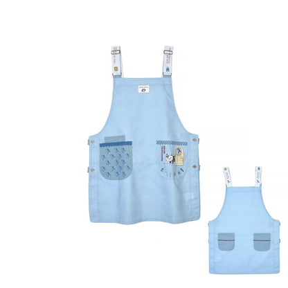 Tablier Kusuguru réversible avec motif chat