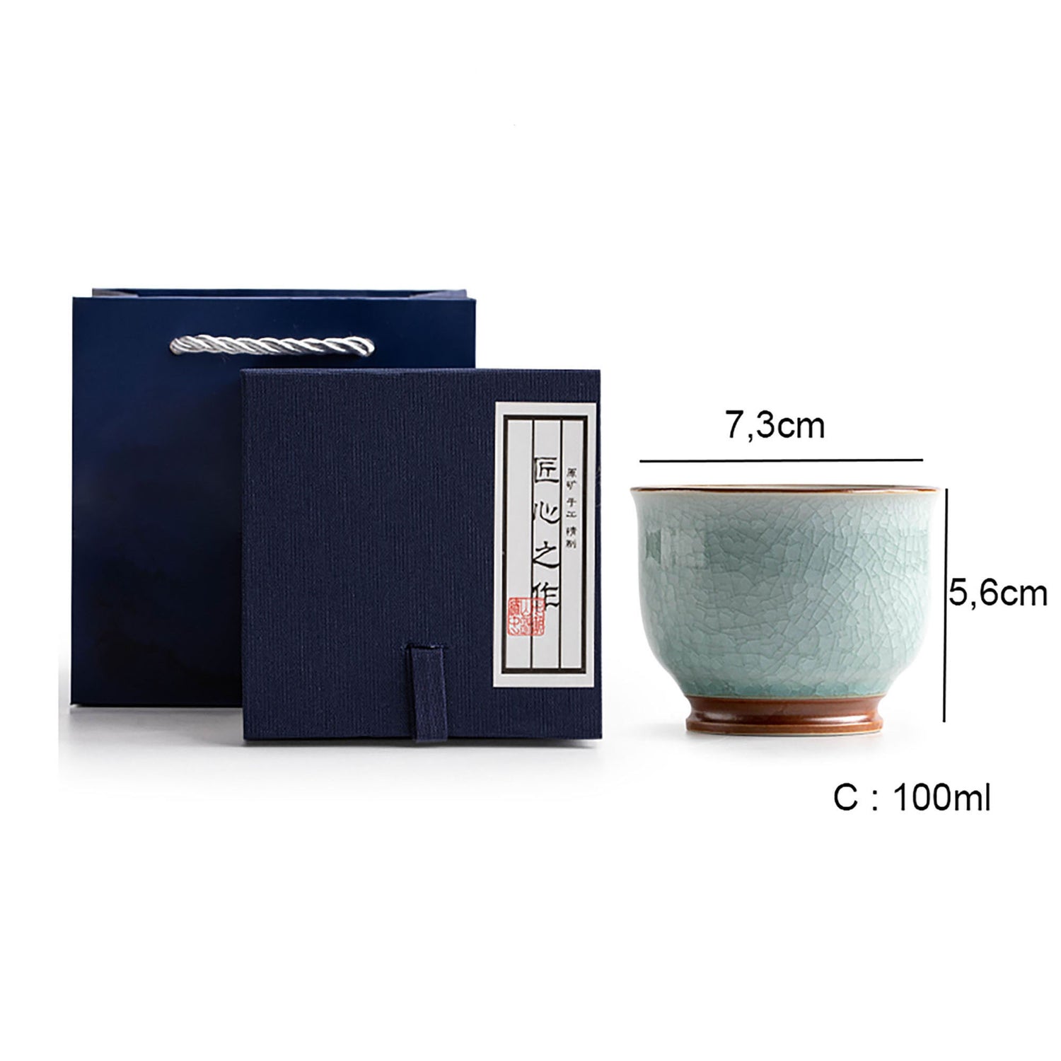 Tasse maître à thé en céladon de Ru