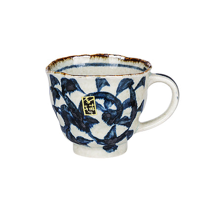 Mug vintage peint à la main