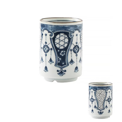 Tasse Minoyaki décor sometsuke bleu et blanc
