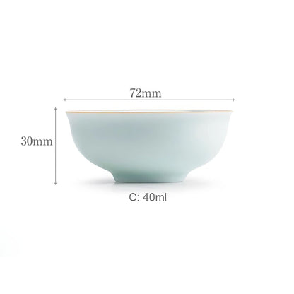 Tasse à thé en forme chapeau